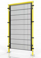 Drehtür für Maschinen-Schutzgitter ECONFENCE® BASIC LINE GH01 1000x2000 RAL1021-9005