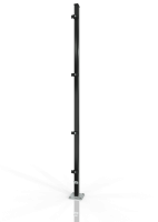 Reihenpfosten für Maschinen-Schutzgitter ECONFENCE® BASIC LINE 2000mm RAL-9005